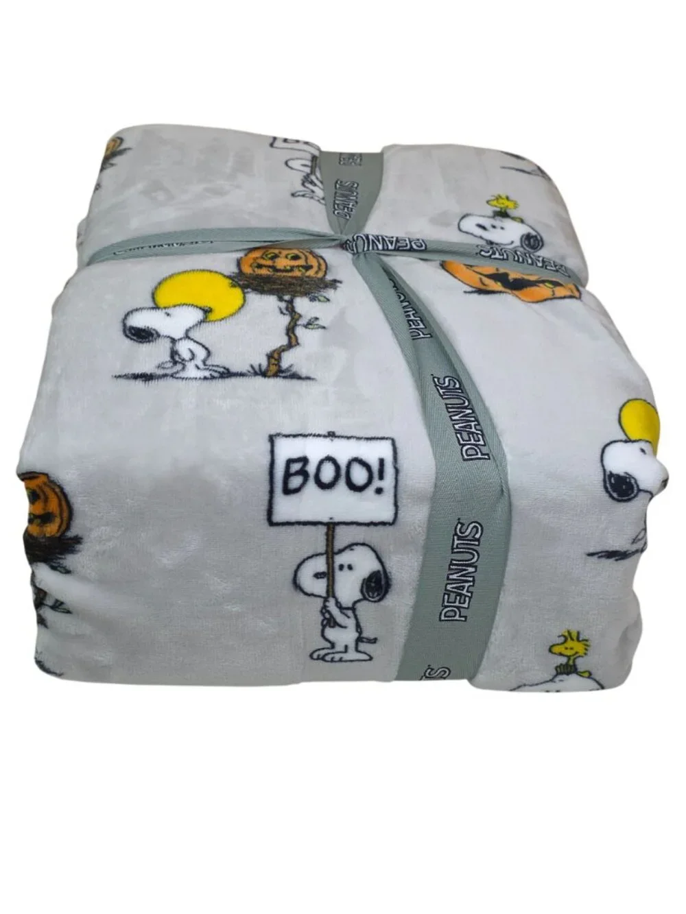 Peanuts Snoopy & Woodstock Halloween Velvetloft King Blanket Berkshire 108